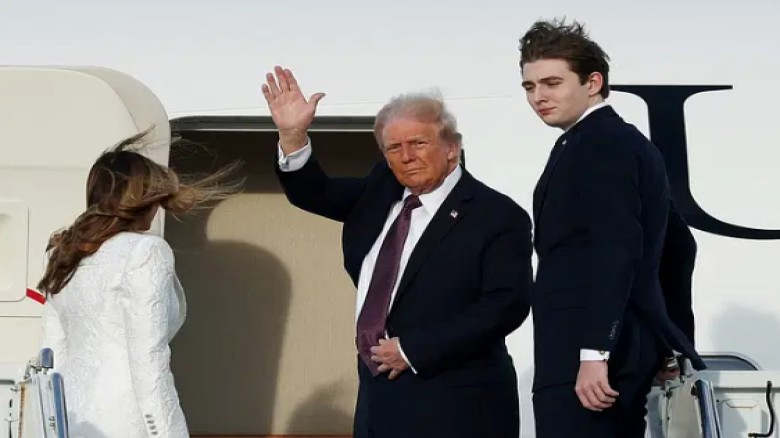 Trump arrives in Washington, to sign record number of execut